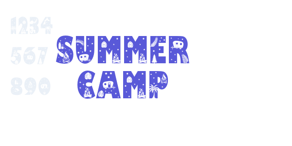 Summer Camp font free