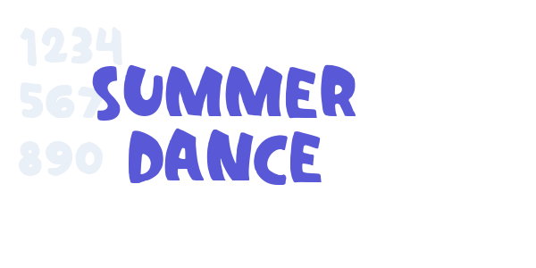 Summer Dance font free