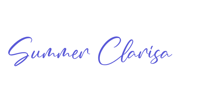 Summer Clarisa Font Download