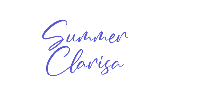 Summer Clarisa Font