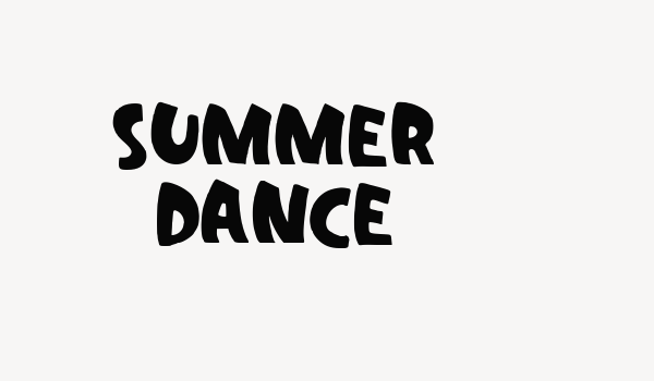 Summer Dance Font