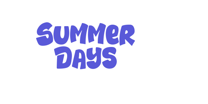 Summer Days Font Download