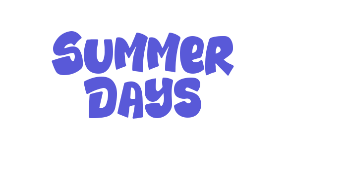 Summer Days Font