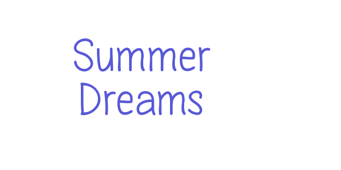 Summer Dreams Font