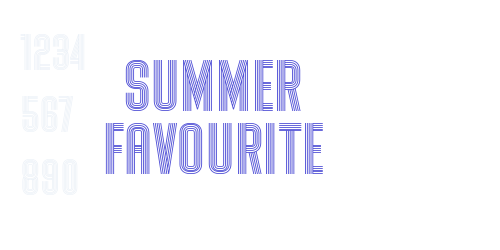 Summer Favourite-font-download