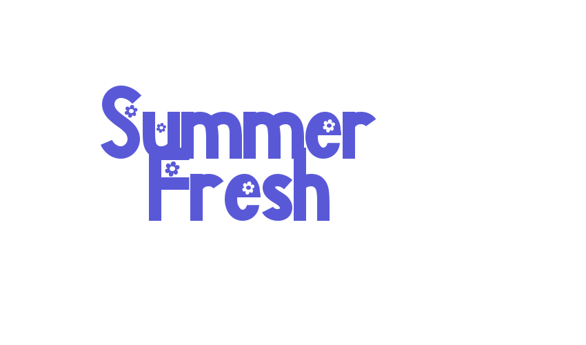 Summer Fresh Font Download