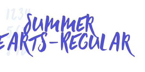 Summer Hearts-Regular-font-download
