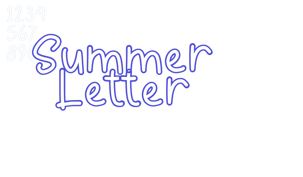 Summer Letter-font-download