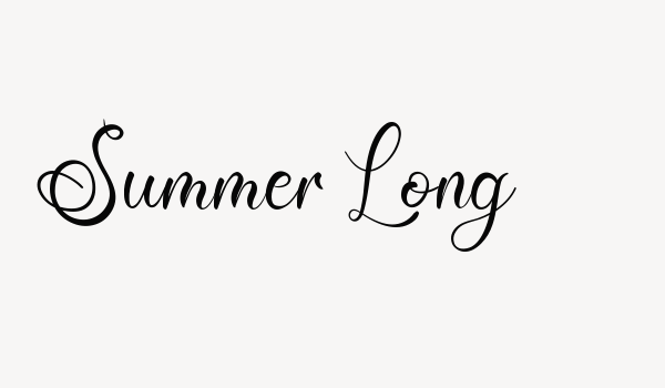 Summer Long Font