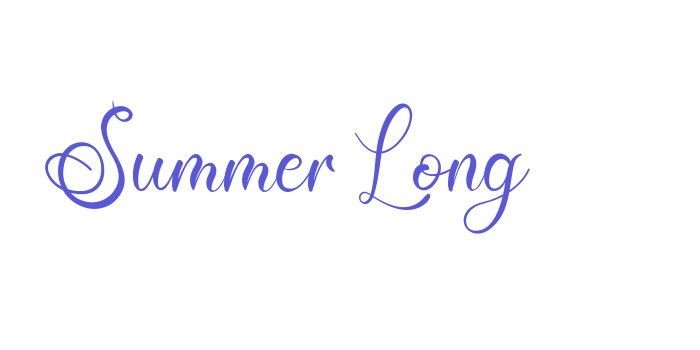 Summer Long Font Download