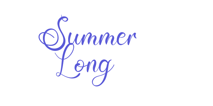 Summer Long Font