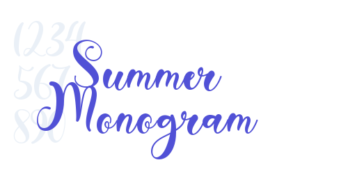 Summer Monogram-font-download