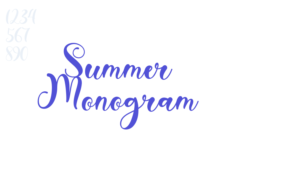 Summer Monogram-font-download