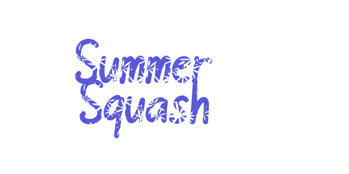 Summer Squash Font Download