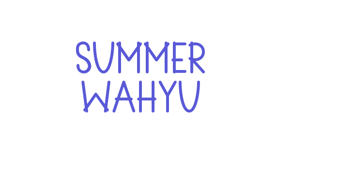 Summer Wahyu Font Download