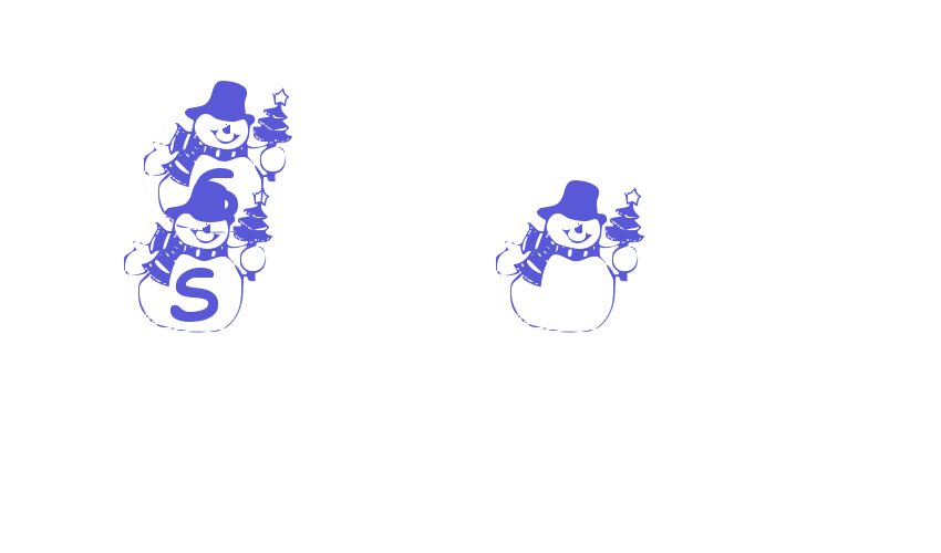 Summer’s Snowman Font Download