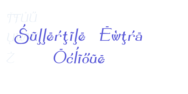 Summertime Extra Oblique font free