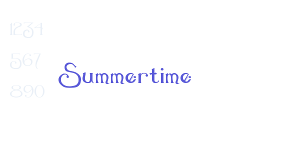 Summertime font free