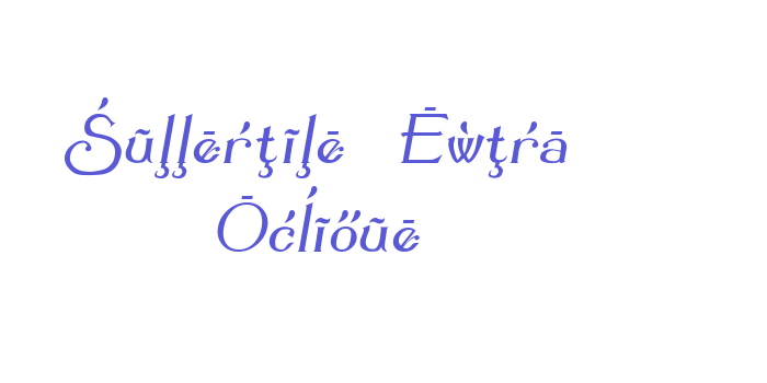 Summertime Extra Oblique Font Download