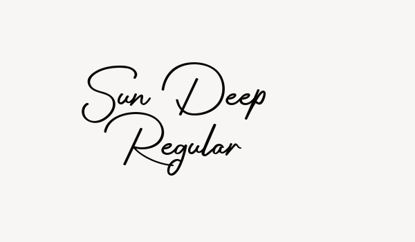 Sun Deep Regular Font