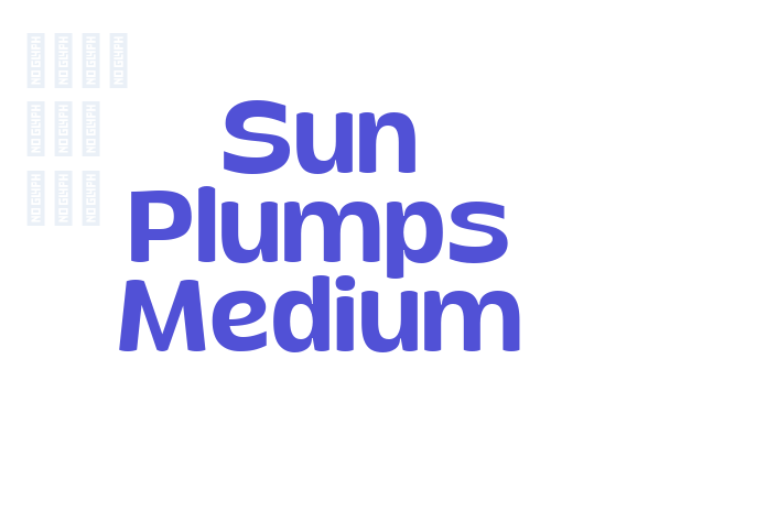 Sun Plumps Medium font download