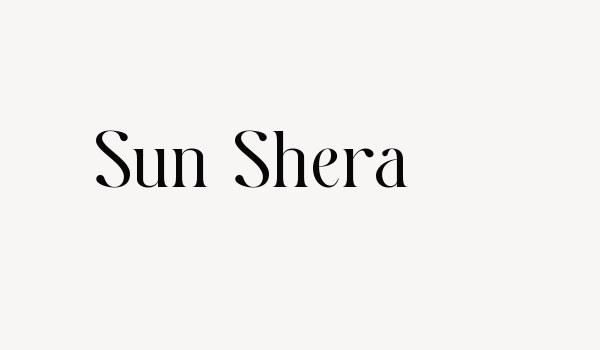 Sun Shera Font