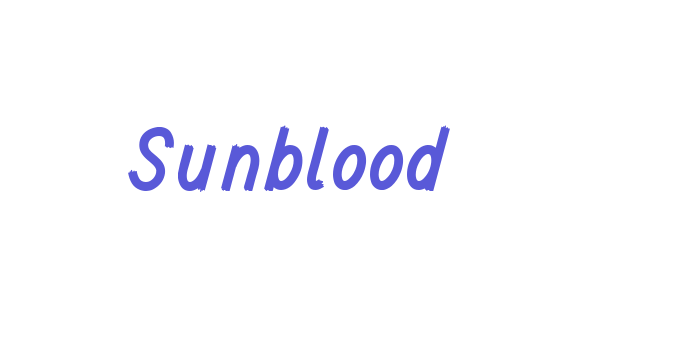 Sunblood Font Download