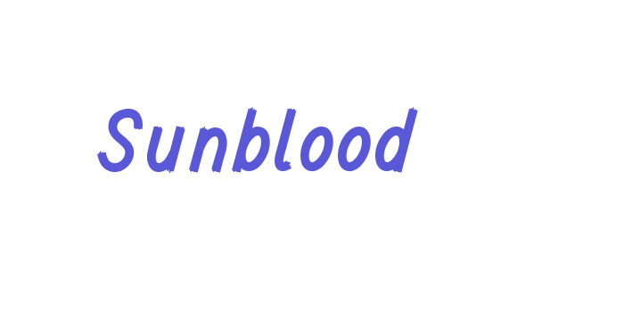 Sunblood Font