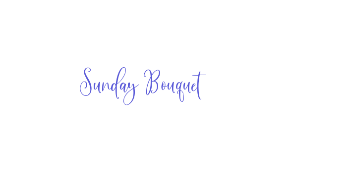 Sunday Bouquet Font Download