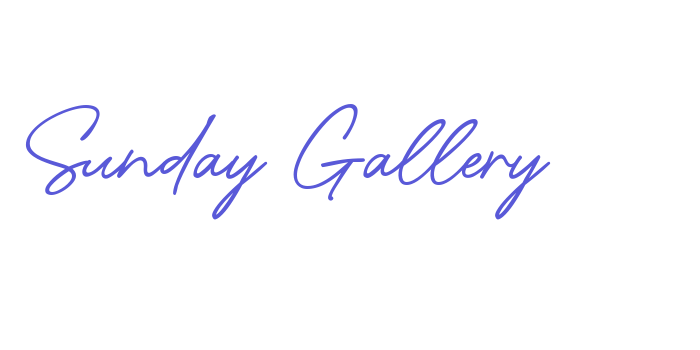 Sunday Gallery Font