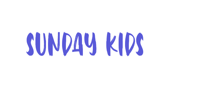 Sunday Kids Font Download