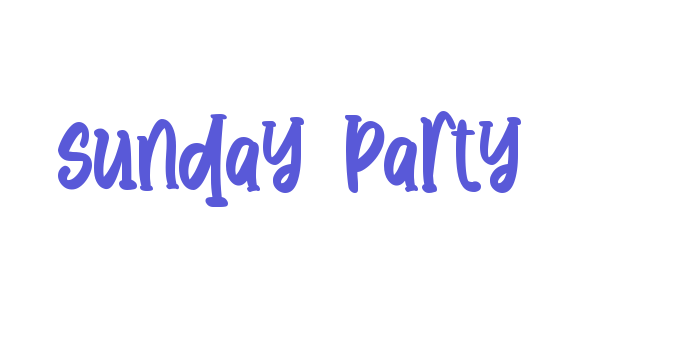 Sunday Party Font Download