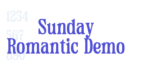 Sunday Romantic Demo-font-download