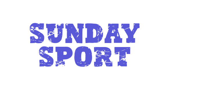 Sunday Sport Font Download