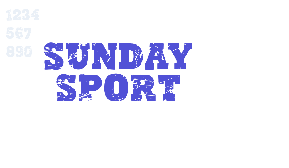 Sunday Sport-font-download