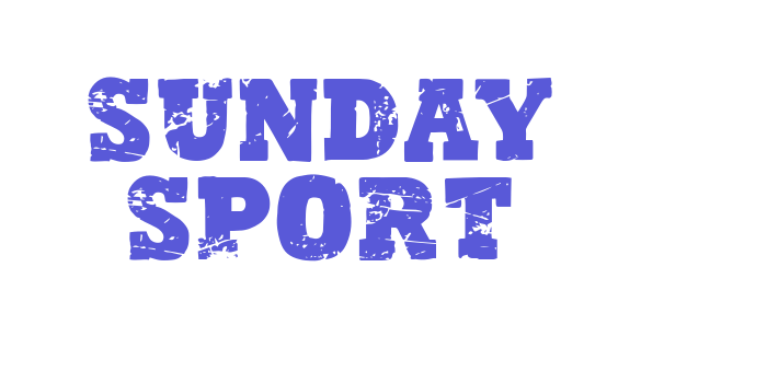 Sunday Sport Font