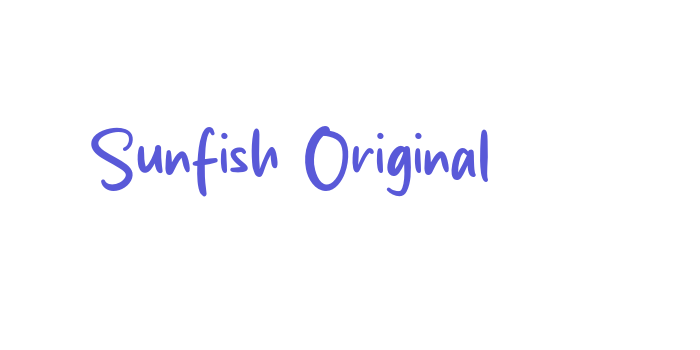 Sunfish Original Font Download