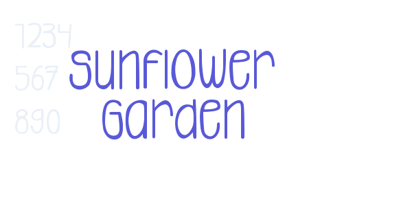 Sunflower Garden font