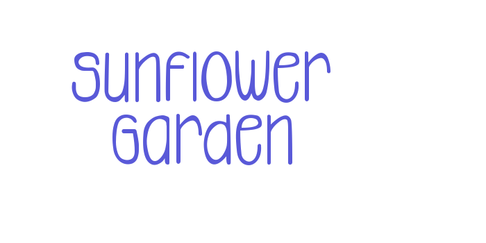 Sunflower Garden Font