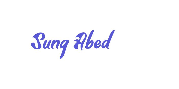 Sung Abed Font Download