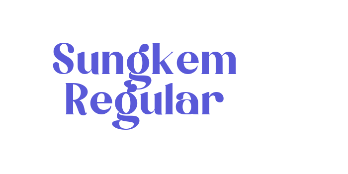 Sungkem Regular Font Download