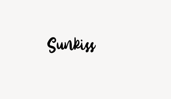 Sunkiss Font