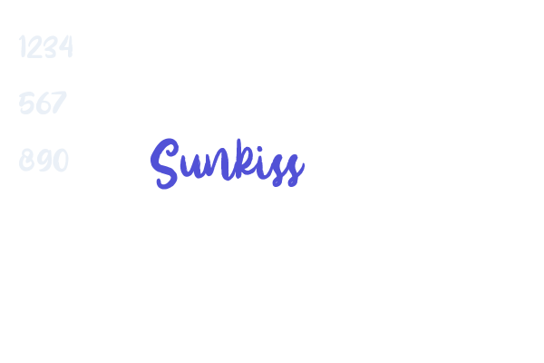 Sunkiss Font Download