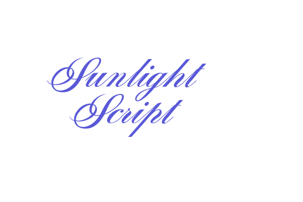 Sunlight Script Font