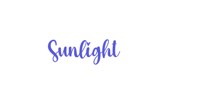 Sunlight Font Download