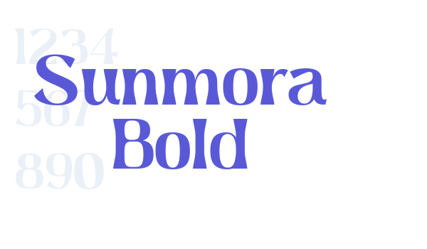 Sunmora Bold Font