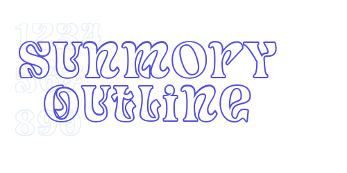 Sunmory Outline-font-download