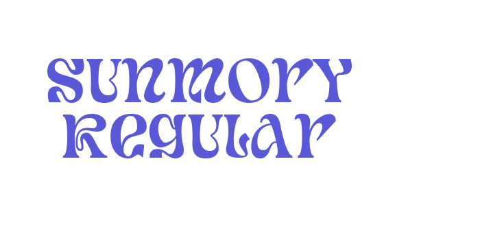 Sunmory Regular Font Download