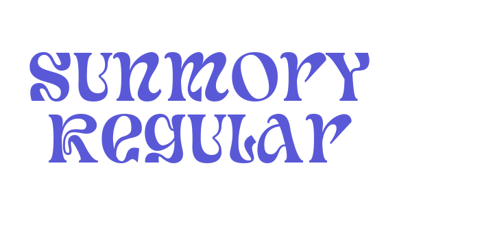 Sunmory Regular Font