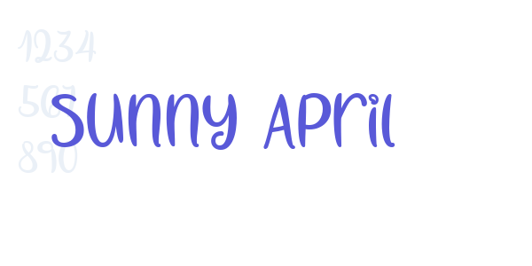 Sunny April font